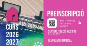 L’Escola Municipal de Música de la Seu d’Urgell inicia les preinscripcions per al pròxim curs escolar