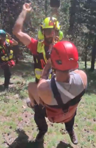 Rescat d'un excursionista ferit al Coll del Verdet, al Pedraforca