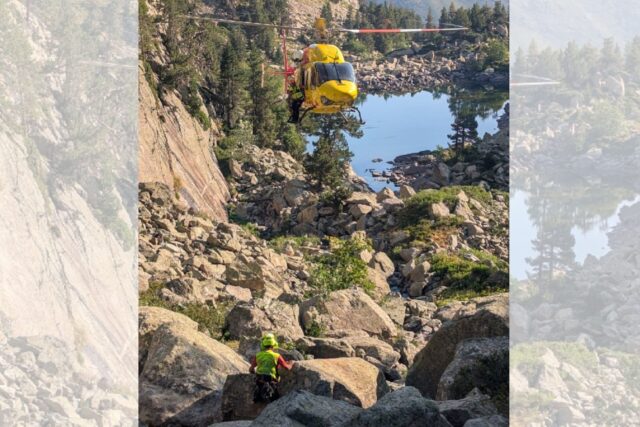 Rescat d'un excursionista al pic de Xemeneies, a Alt Àneu