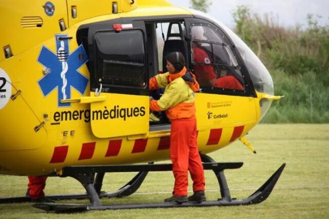 Helicòpter d'emergències. Foto: ACN